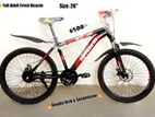 26" Full adult fresh Double disk & suspension cycle