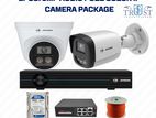 2pcs. 3MP Full color Audio IP Camera Package