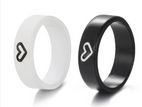 2pcs Of Rings Simple Couple Ring