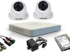2pics CC tv Hik-vision Camera Packages ( 2MP 1080P )