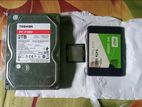 2TB HARD DICKS + SSD+ PROCESSIR+ MOTHERBOARD