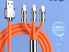 3 in 1 120W Fast Charging cable