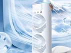 3 in 1 Double Head Led Light Water Spray Portable Ice Mist Cooling Fan