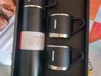 3 in 1 Vacuum Insulated Thermal Flask Set With Cup