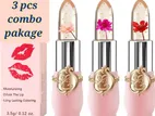 3 pcs combo Emaymei Transparent Jelly Change Lipstick.