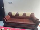 3 seater rexine sofa