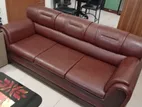 ৩ সিটের স্বল্প ব্যবহৃত রেক্সিন সোফা