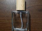 30ml Full Glass Bottle with Woden Cap Travel Atomizer