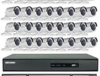 32 Pcs Hikvision Camera Full System And Packages