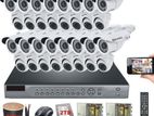 32 PCS Night vision CCTV camera package and 4000GB HDD