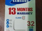 32GB Memory Card (1year Warrenty)