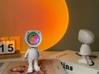 360° 7 Color Astronaut Sunset Lamp