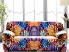 3D Floral RoyalBloom China Print Sofa Cover