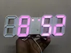 3d Led Digital Wall Alarm Clock