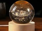 3D moon light crystal ball