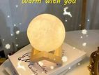 3D Moon Night Light -Warm