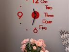 3D wall clock