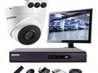 4-Channel CCTV Surveillance Set with 19" monitor