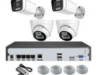 4-Pcs cc camera Full package (Cctv)