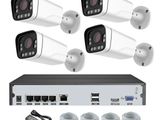 4-pcs Cctv camera 500Gb hdd 4-ch dvr Total Package Cc-camera