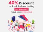 40% Discount on Small Business hosting