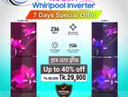 40% discount on Whirlpool 236L Floret Purple Inverter technology fridge
