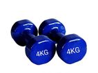 4+4=8kg Almost New dumbbell