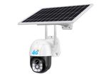 4g Sim Supported Hd Solar Ip Camera Outdoor Ptz Cctv Cam Tow Way Audio