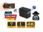 4K Live Wifi IP Camera Mobile Charger Adapter Night Vision Hidden Cam