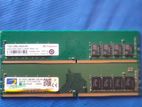 4×2=8 gb ddr4 2400 bus desktop computer ram for sell