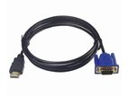 5 Feet Long HDMI To VGA Converter Cable For PC Laptop Tablet TV