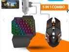 5 in 1 Gaming Combo Latest Version keyboard