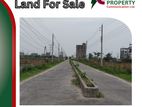 5 Katha Exclusive Ready Land For Sale At Block-M, Aftabnagar, Dhaka.