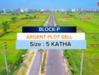5 -Katha North facing plot Sale>> Bosundara P Black