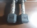 5 kg Hex Dumbbells 8 vinyl