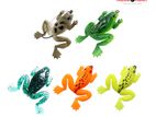 5 Pcs Frog Bait 6cm 5g | Soft Lure Anti-Hang Hook & Hunt