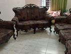 5 Seater Coffee Color Sofa