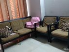 5 Seater Sofa Set Made Of Shegun Wood