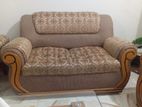5 set sofa, 1 divan and an wooden table