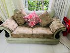 5 sitter sofa including 7 pillows.