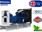 500 kVA Perkins Generator( UK Precision ): Ready for Heavy Loads