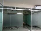 530sqft partition glass and door