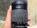 55-250 zoom lens