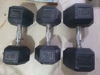 55kg high quality hex dumbbell weights