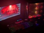 5700G B550M 1080p 500GB SSD MECHANICAL KEYBOARD 16GB RAM 10 FAN CASE