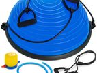 58cm Yoga Balance Pilates Gym Workout Bosu Half Ball With Strings & Pump