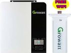 5kw/48v GROWATT SOLAR HYBRID INVERTER PACKAGE