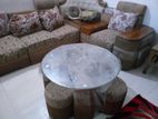 5sit sofa 6tea chair 1tea table