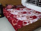 5×7 Semi Double Segun Wood Bed