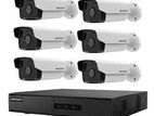 6 Camera CTV 8-CH DVR 500GB full Package